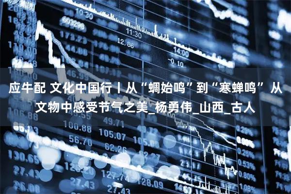 应牛配 文化中国行丨从“蜩始鸣”到“寒蝉鸣” 从文物中感受节气之美_杨勇伟_山西_古人